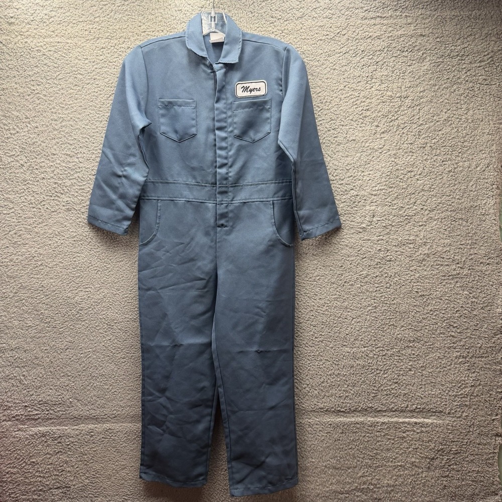 Halloween II Costume Youth Boys Size M Blue Michael Myers Halloween Jumpsuit